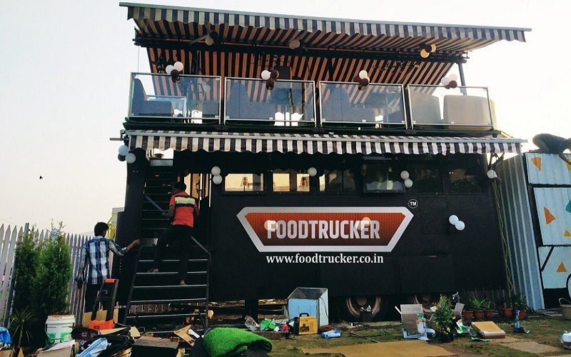 roof top food truck trailer
